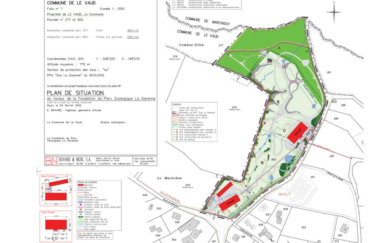 Référence en géométrie et génie civil - Zoo la Garenne Le Vaud