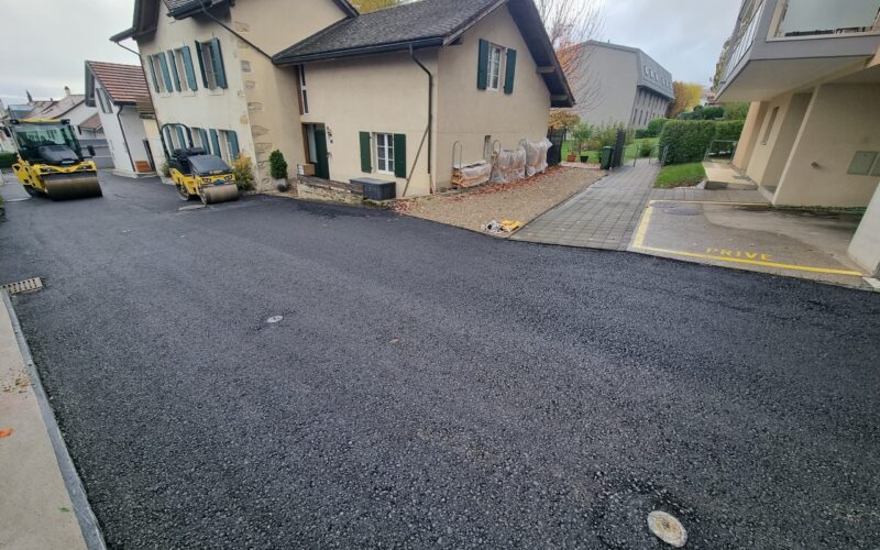 Begnins – Remplacement de la conduite d’eau sous pression et réfection du chemin de la Colette4