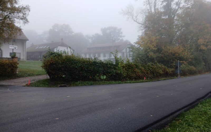 Bogis-Bossey – Réfection de la route des Coudres et de Céligny5