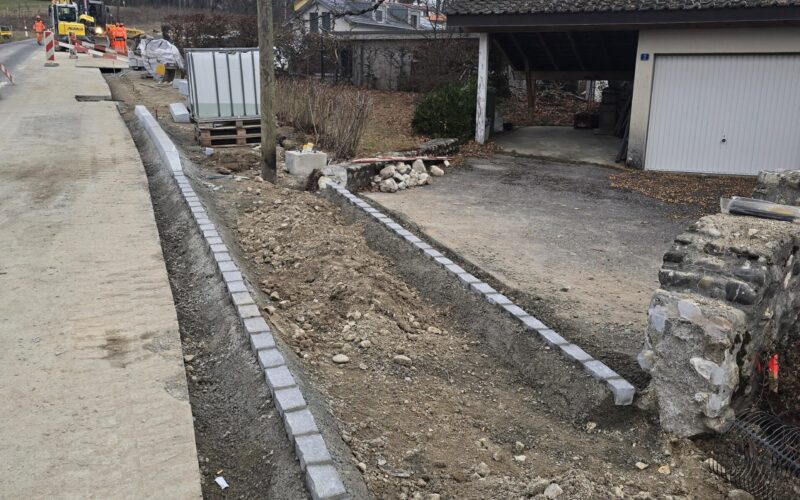 Genolier – Route du Muids travaux routiers4