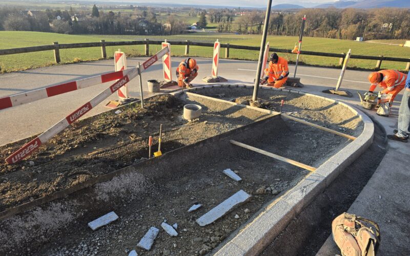Genolier – Route du Muids travaux routiers5